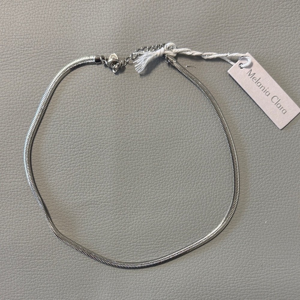 Melania Clara Silver Necklace
